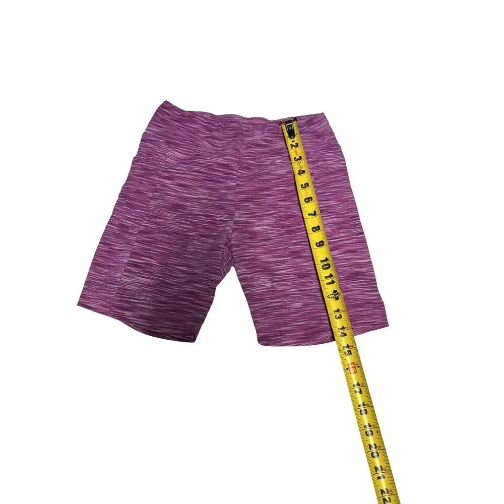 No Boundaries Girls Pink Space Dye Bike Shorts Size S 3-5 Stretch Casual Active